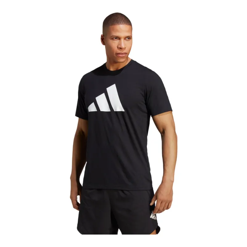 Adidas 3 Bar Logo Black T-Shirt made by Adidas