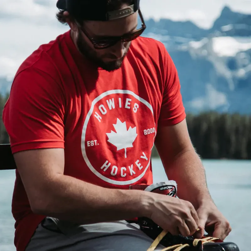 Howies True North Red T-Shirt made by Pro Hockey Life