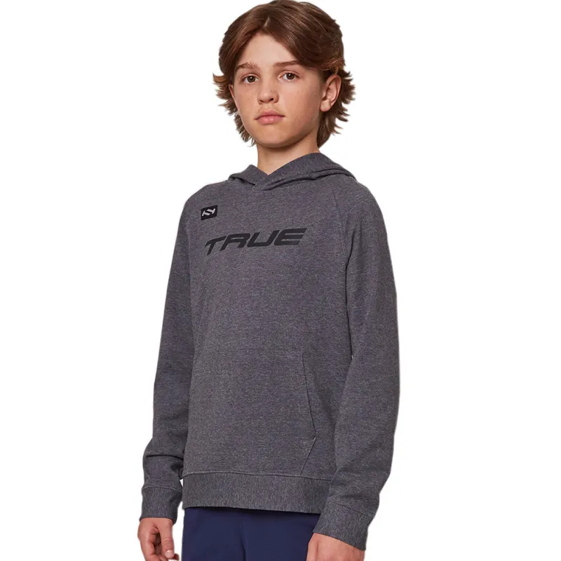 True Youth Terry Graphic Charcoal Hoodie made by Pro Hockey Life