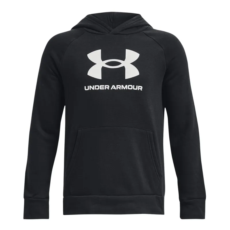 Under Armour Rival Fleece Black Hoodie made by Under Armour