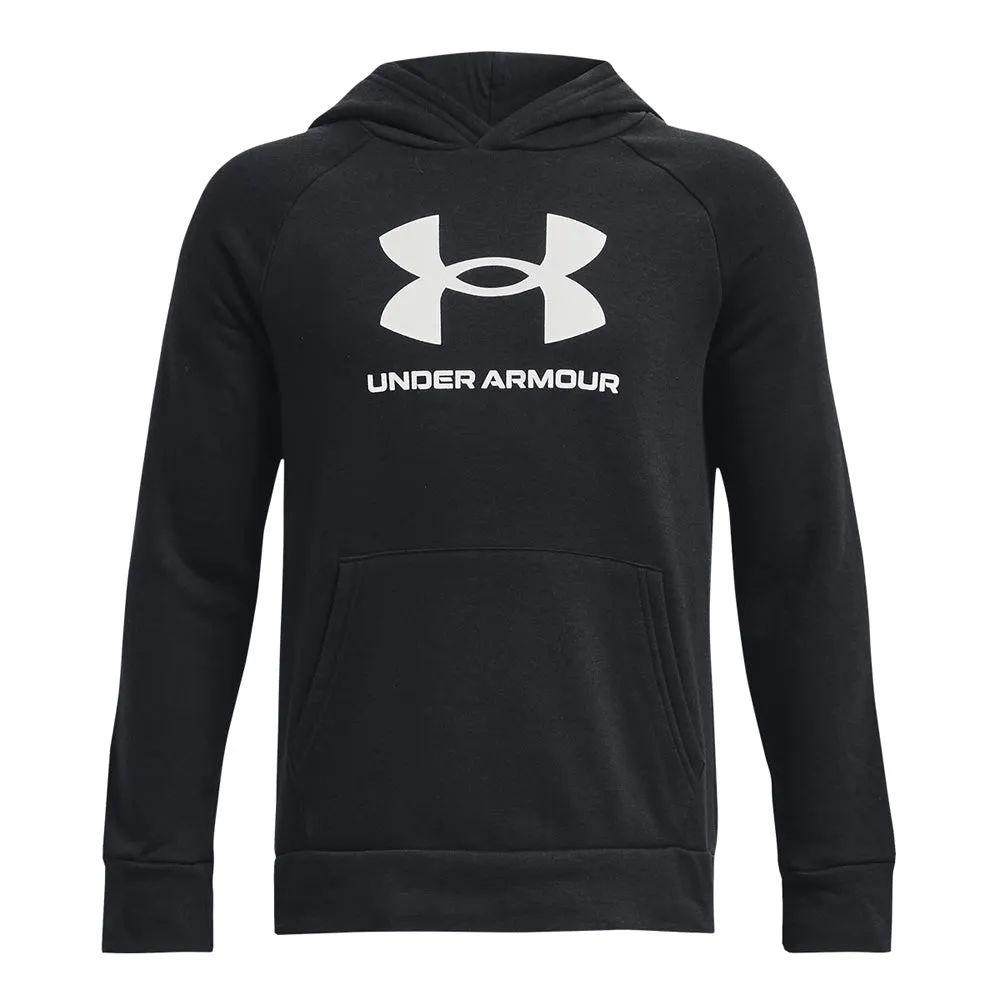 Under Armour Rival Fleece Black Hoodie sold by Pro Hockey Life