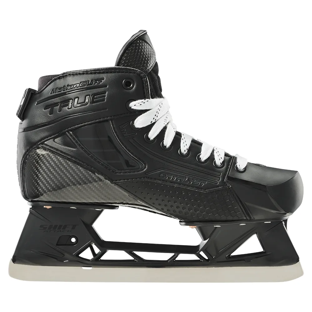 True Catalyst 7X4 Blackout Intermediate Goalie Skates sold by Pro Hockey Life