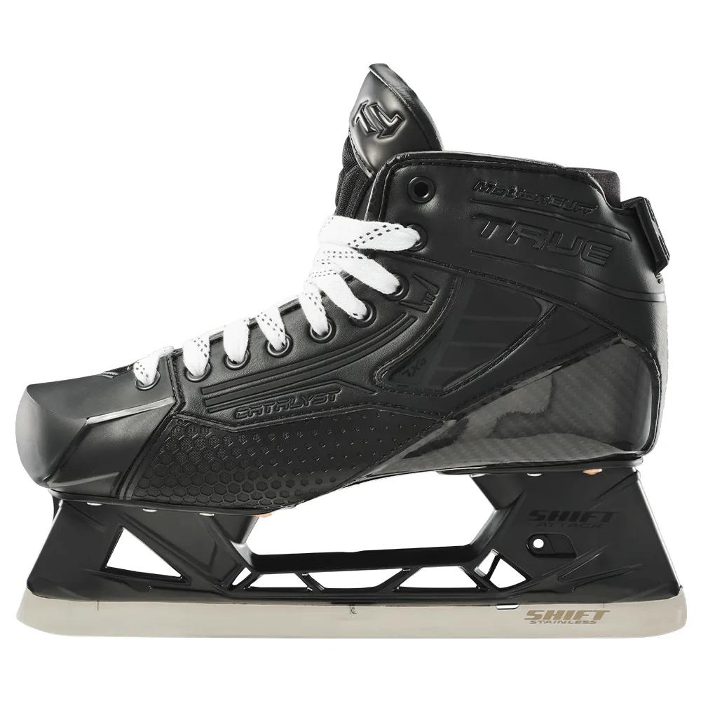 True Catalyst 7X4 Blackout Intermediate Goalie Skates sold by Pro Hockey Life product image thumbnail 3