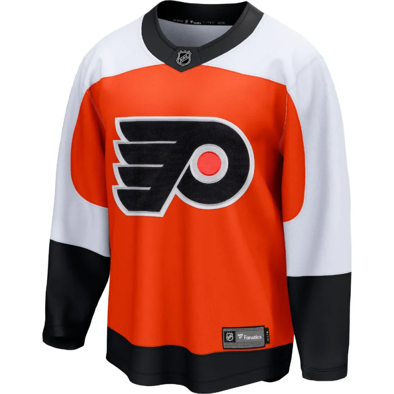 Philadelphia Flyers Breakaway Home Jersey Orange made by Fanatics