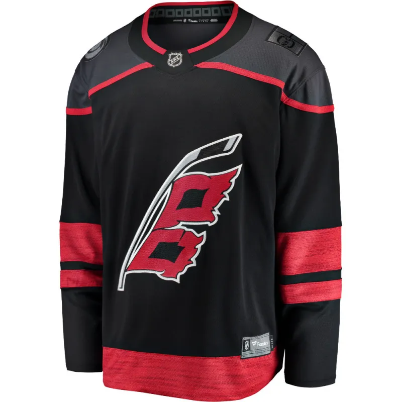 Carolina Hurricanes Breakaway Home Jersey Black made by Fanatics