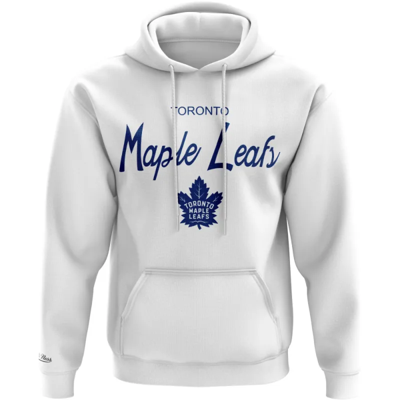 Toronto Maple Leafs Times Up Hoodie made by Mitchell & Ness