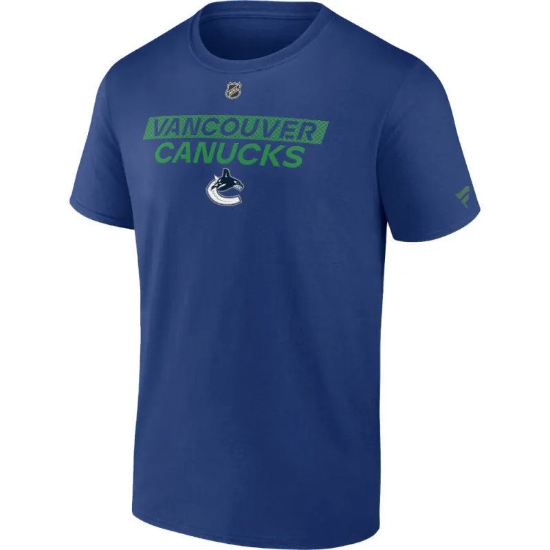 Vancouver Canucks Primary Cotton Short Sleeve T-Shirt made by Fanatics