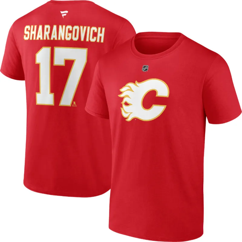 Calgary Flames Yegor Sharangovich N&N Player T-Shirt made by Fanatics