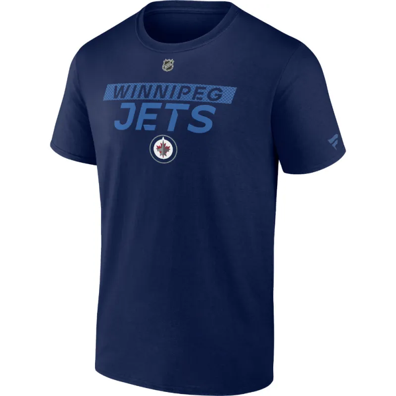 Winnipeg Jets Apro Primary Cotton Short Sleeve T-Shirt made by Fanatics