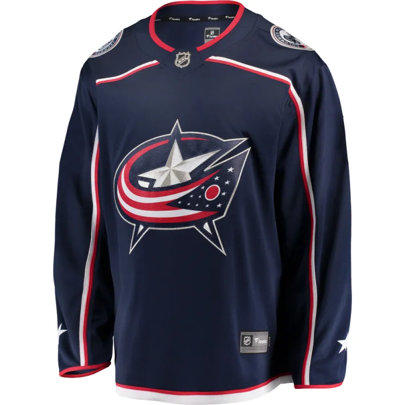 Columbus Blue Jackets Breakaway Home Jersey Navy made by Fanatics