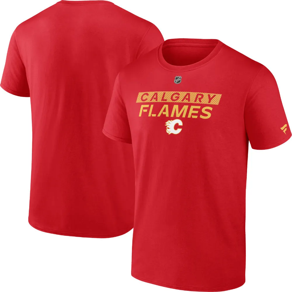 Calgary Flames Primary Cotton Short Sleeve T-Shirt sold by Pro Hockey Life product image thumbnail 3