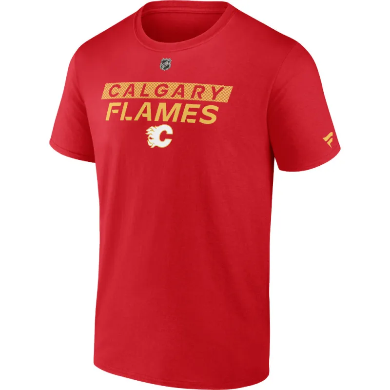 Calgary Flames Primary Cotton Short Sleeve T-Shirt made by Fanatics
