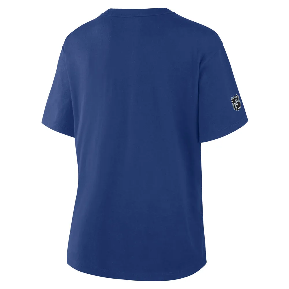 Women's Edmonton Oilers Primary Cotton Short Sleeve T-Shirt sold by Pro Hockey Life product image thumbnail 2