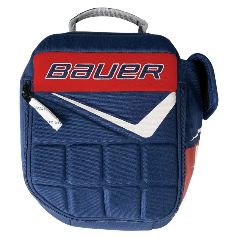Bauer Blue/Red Glove Lunch Box made by Bauer