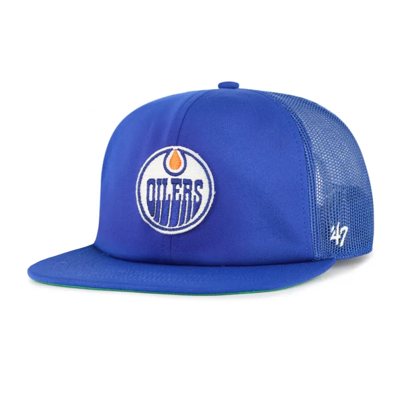 47 Brand Edmonton Oilers Golden Age Captain Blue Hat made by 47