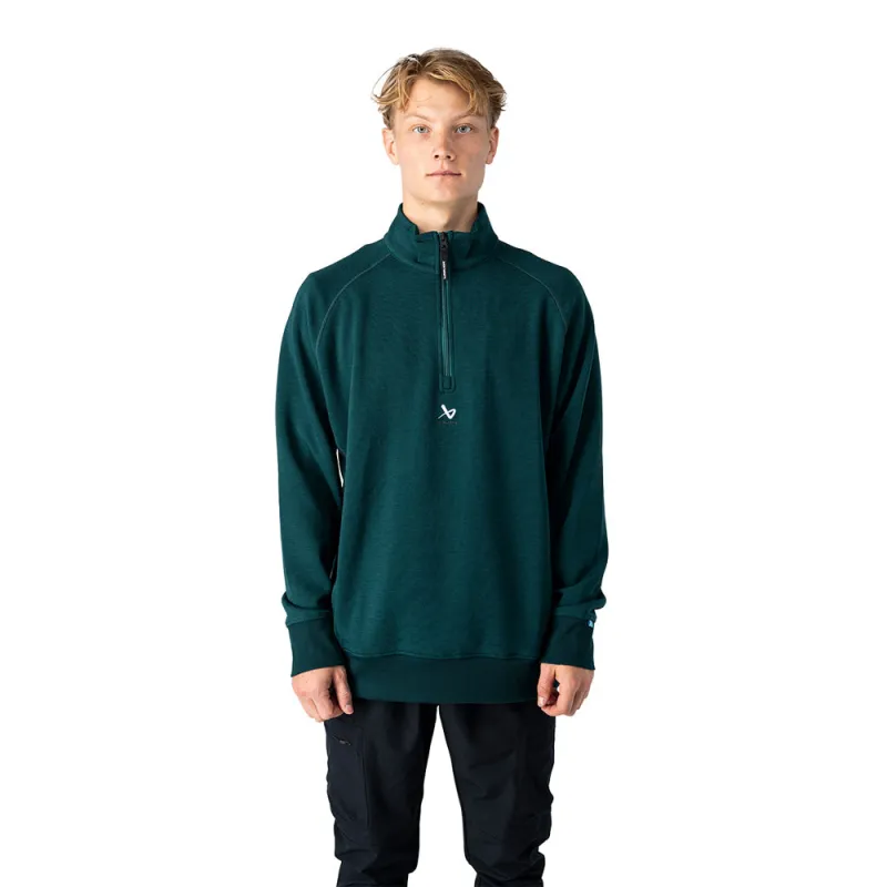 Bauer Travel Men's Green Quarter Zip made by Bauer