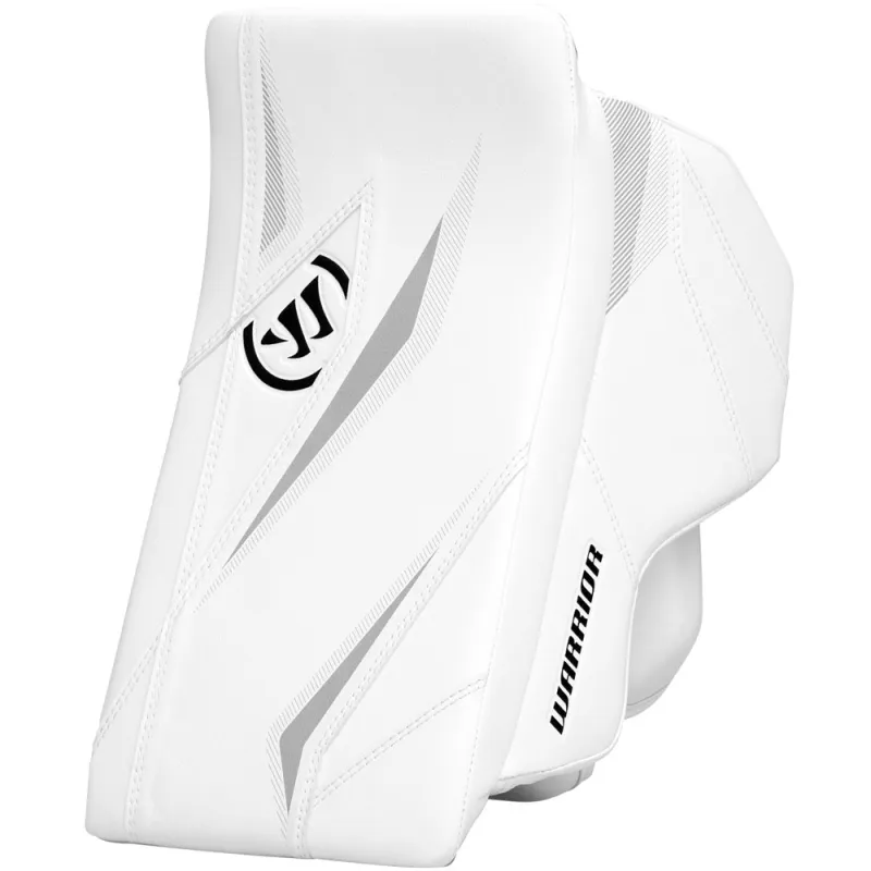 Warrior Alpha Surge S50 Senior High Curve White Goalie Blocker made by Pro Hockey Life