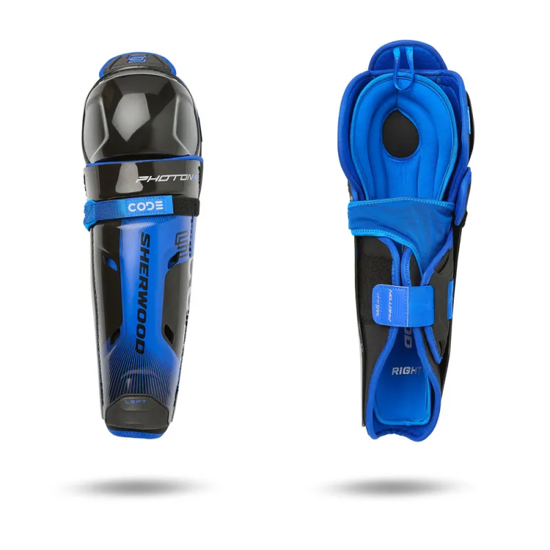 Sherwood Code Photon 2 Senior Hockey Shin Pads made by Pro Hockey Life