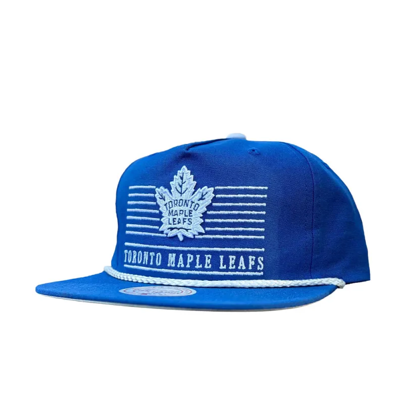 Mitchell & Ness Toronto Maple Leafs Ascend Blue Snapback Hat made by Mitchell & Ness