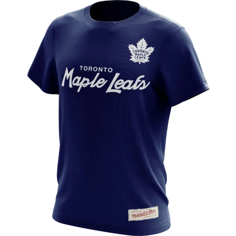 Mitchell & Ness Head Coach Navy T Shirt made by Mitchell & Ness