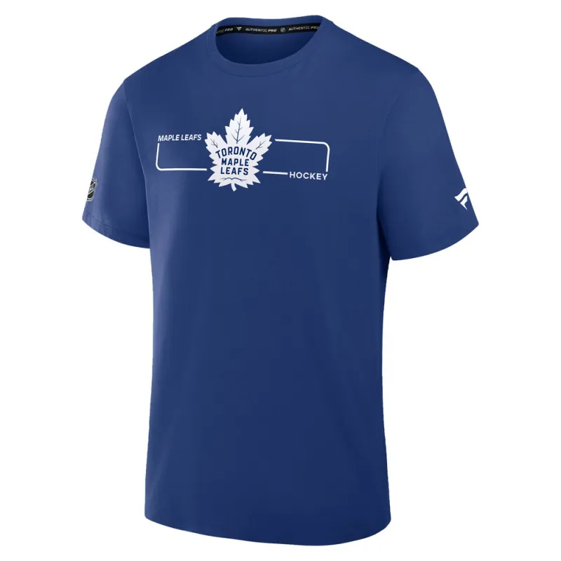 Fanatics Toronto Maple Leafs Authentic Pro Rink Primary Men's Blue T Shirt made by Fanatics