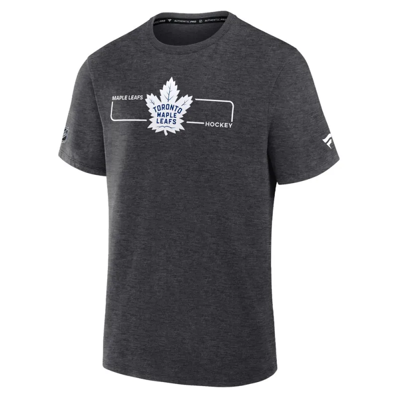Fanatics Toronto Maple Leafs Authentic Pro Primary Men's Grey T Shirt made by Fanatics