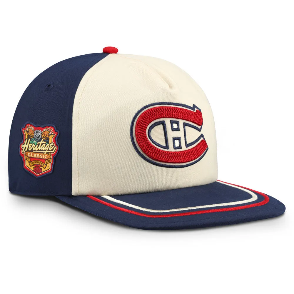 Fanatics Montreal Canadiens 2026 Heritage Classic Twill Hat sold by Pro Hockey Life product image thumbnail 3