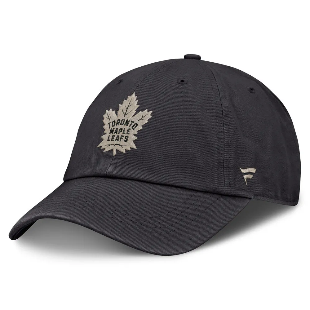 Fanatics Toronto Maple Leafs Authentic Pro Road 2 Utopia Adjustable Black Hat sold by Pro Hockey Life