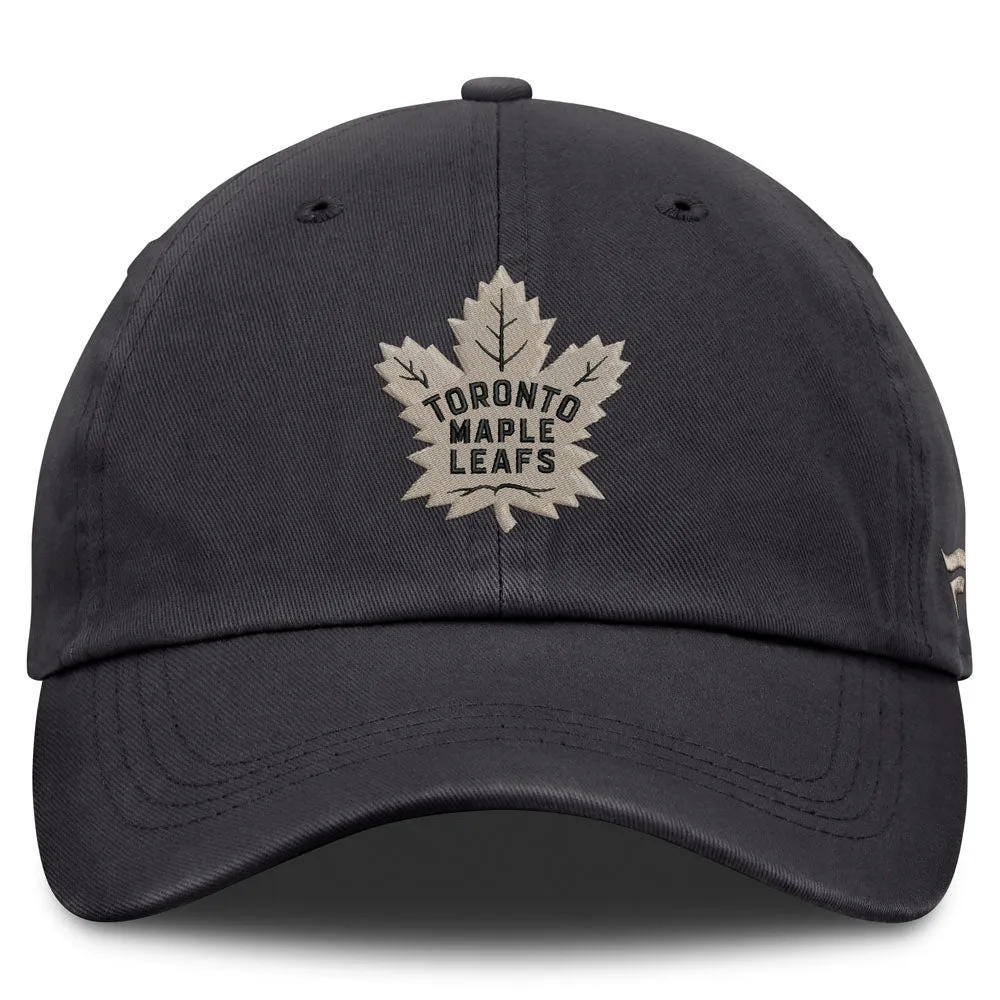 Fanatics Toronto Maple Leafs Authentic Pro Road 2 Utopia Adjustable Black Hat sold by Pro Hockey Life product image thumbnail 2