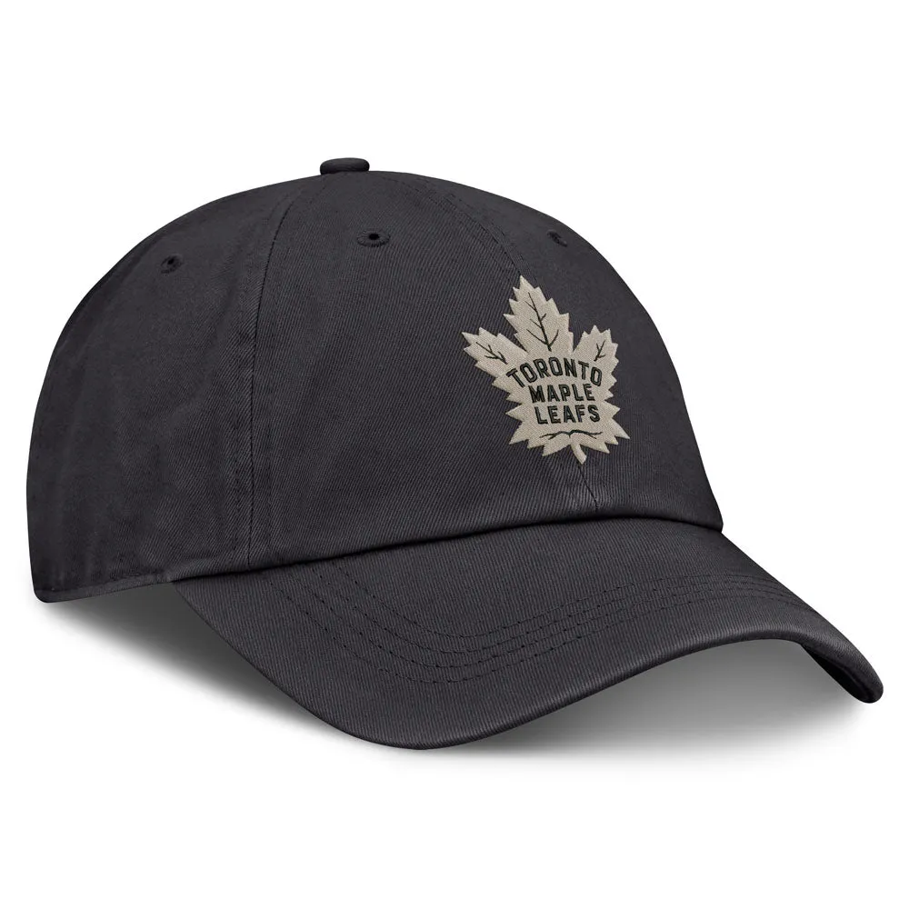 Fanatics Toronto Maple Leafs Authentic Pro Road 2 Utopia Adjustable Black Hat sold by Pro Hockey Life product image thumbnail 3