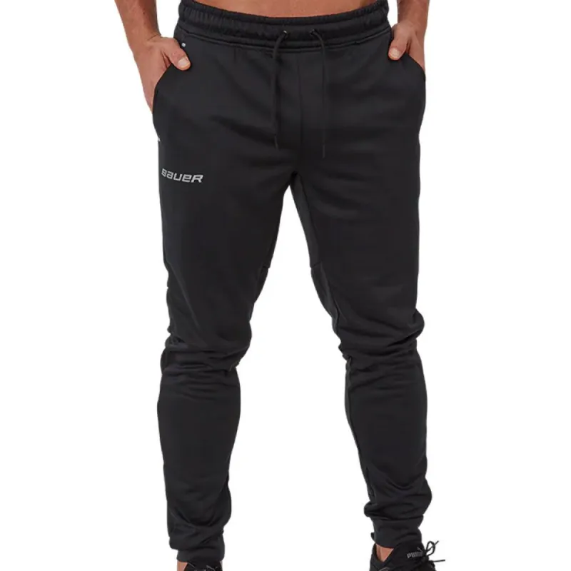BAUER VAPOR JUNIOR BLACK FLEECE JOGGERS sold by Pro Hockey Life