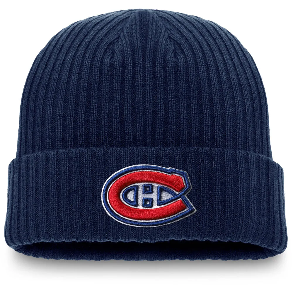 Fanatics Montreal Canadiens Core Knit Toque sold by Pro Hockey Life