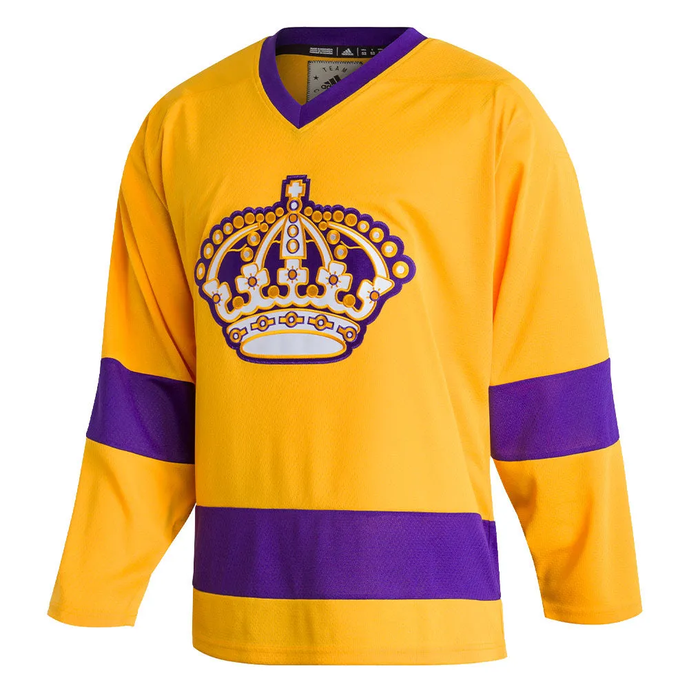 LOS ANGELES KINGS ADIDAS TEAM CLASSICS ADULT YELLOW HOCKEY JERSEY sold by Pro Hockey Life