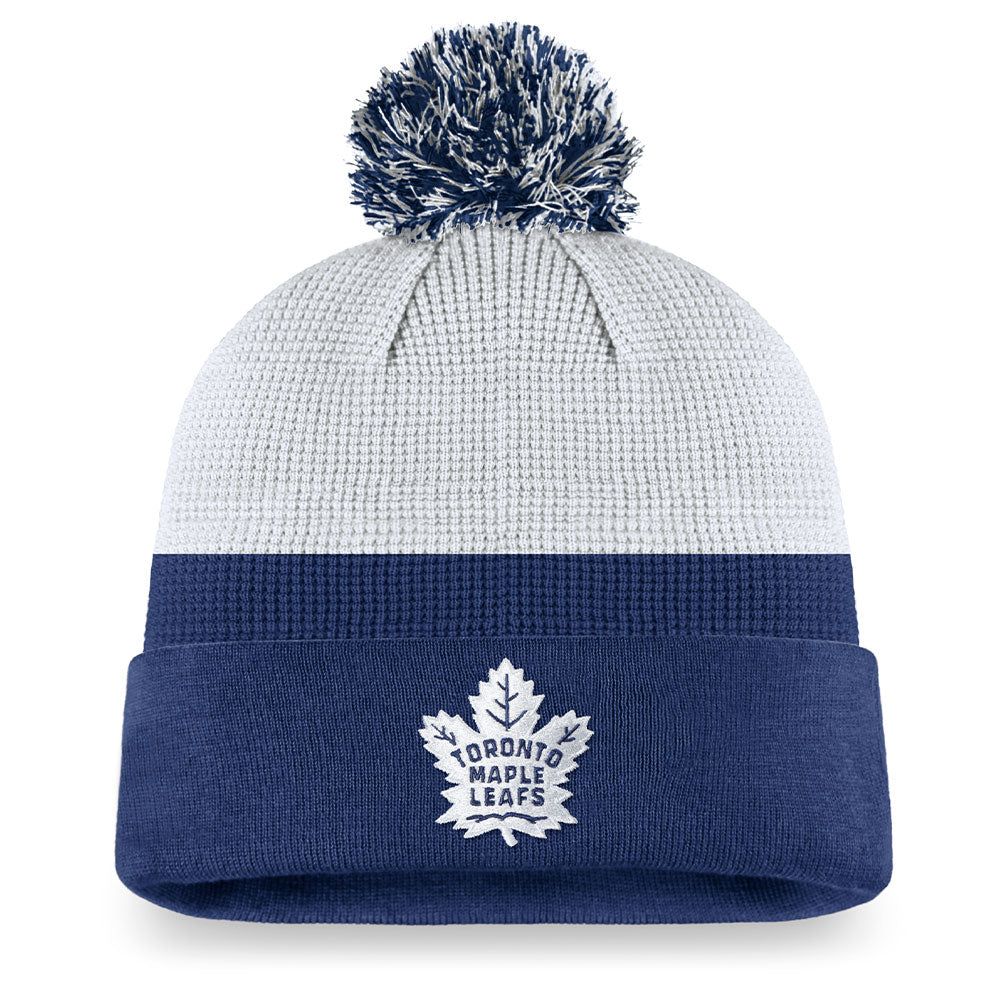TORONTO MAPLE LEAFS FANATICS MEN'S AUTHENTIC PRO DRAFT CUFF POM KNIT TOQUE sold by Pro Hockey Life