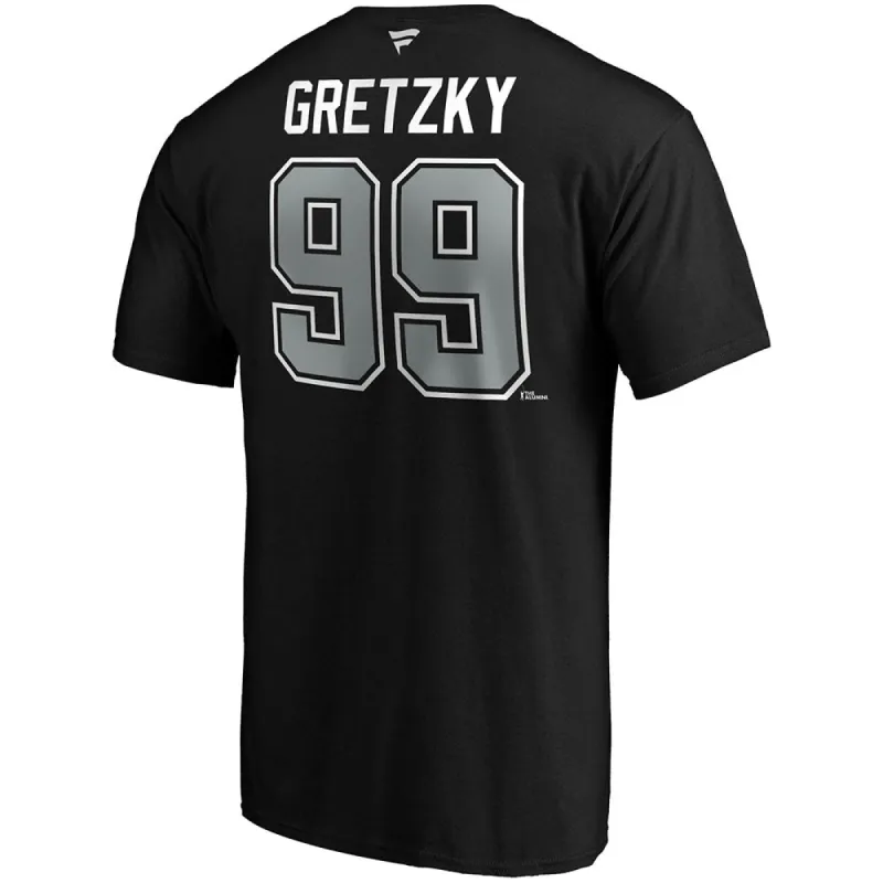 Wayne Gretzky Los Angeles Kings Fanatics Adult Heritage T Shirt sold by Pro Hockey Life