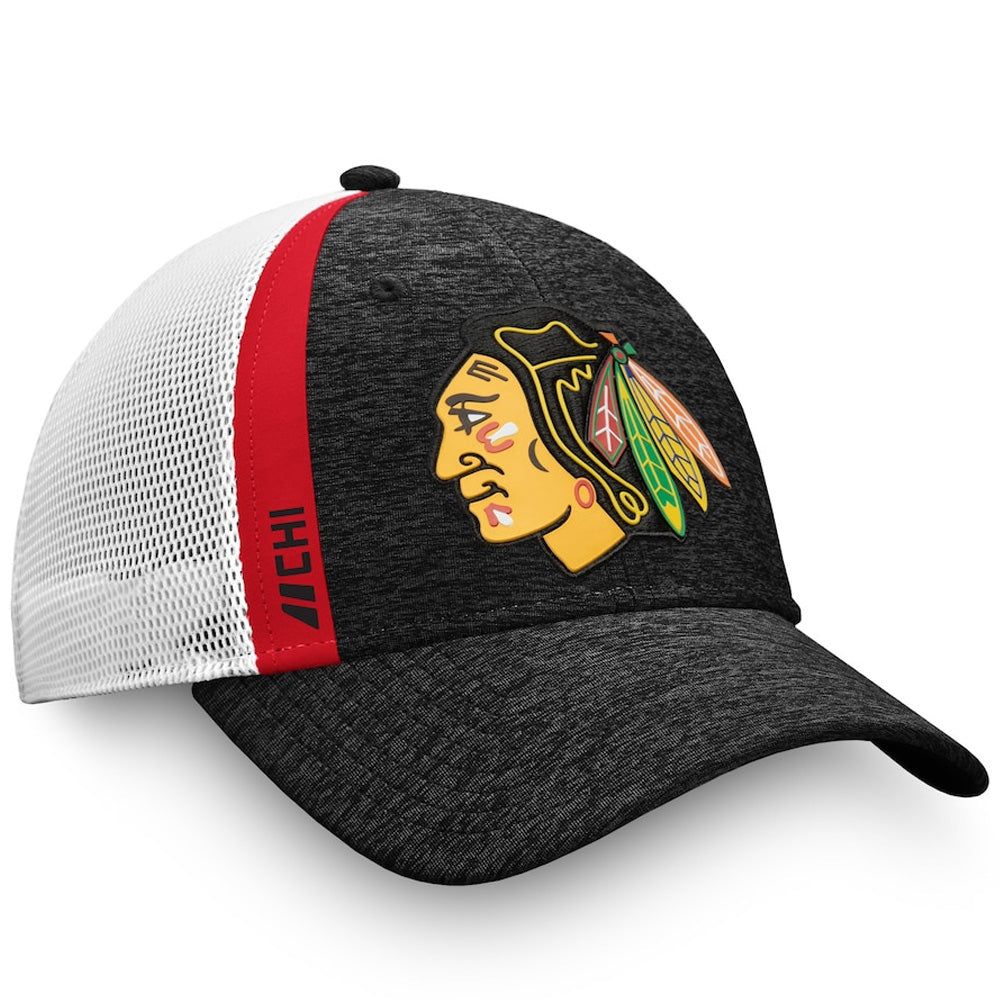 CHICAGO BLACKHAWKS FANATICS MEN'S AUTHENTIC PRO LOCKER ROOM STRUCTURED ADJUSTABLE MESH HAT sold by Pro Hockey Life product image thumbnail 3