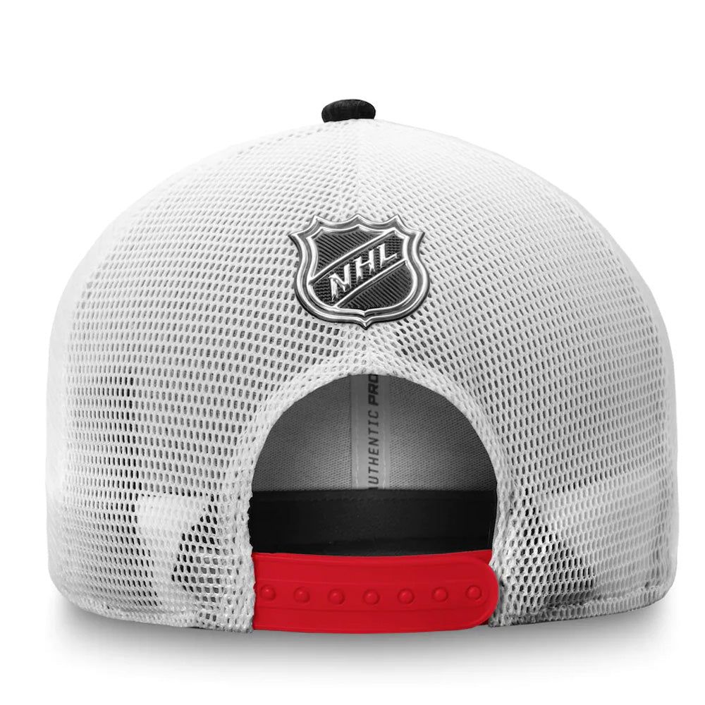 CHICAGO BLACKHAWKS FANATICS MEN'S AUTHENTIC PRO LOCKER ROOM STRUCTURED ADJUSTABLE MESH HAT sold by Pro Hockey Life product image thumbnail 4