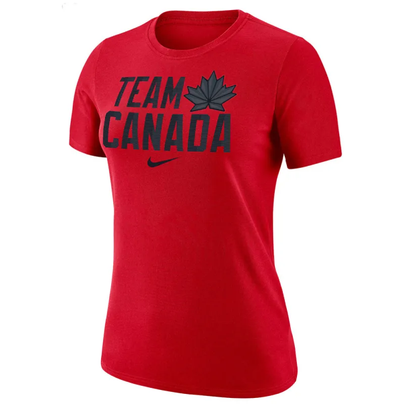 Nike Team Canada Women's 2022 Dri Fit T Shirt sold by Pro Hockey Life