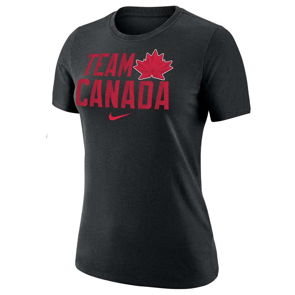 Nike Team Canada Women's 2022 Dri Fit T Shirt sold by Pro Hockey Life product image thumbnail 2