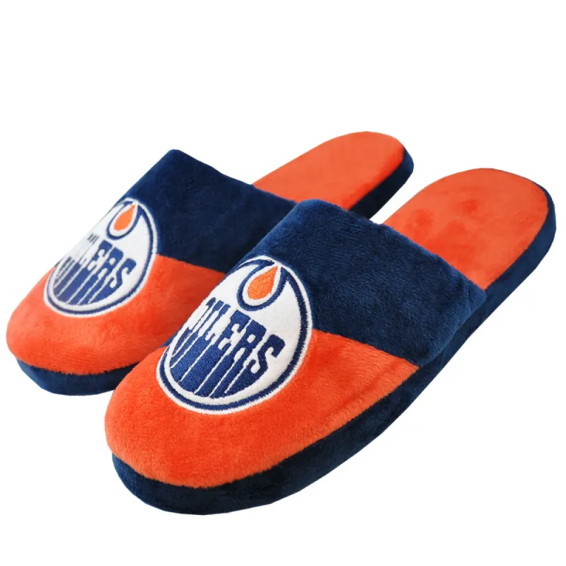 Edmonton Oilers Big Logo Slippers sold by Pro Hockey Life
