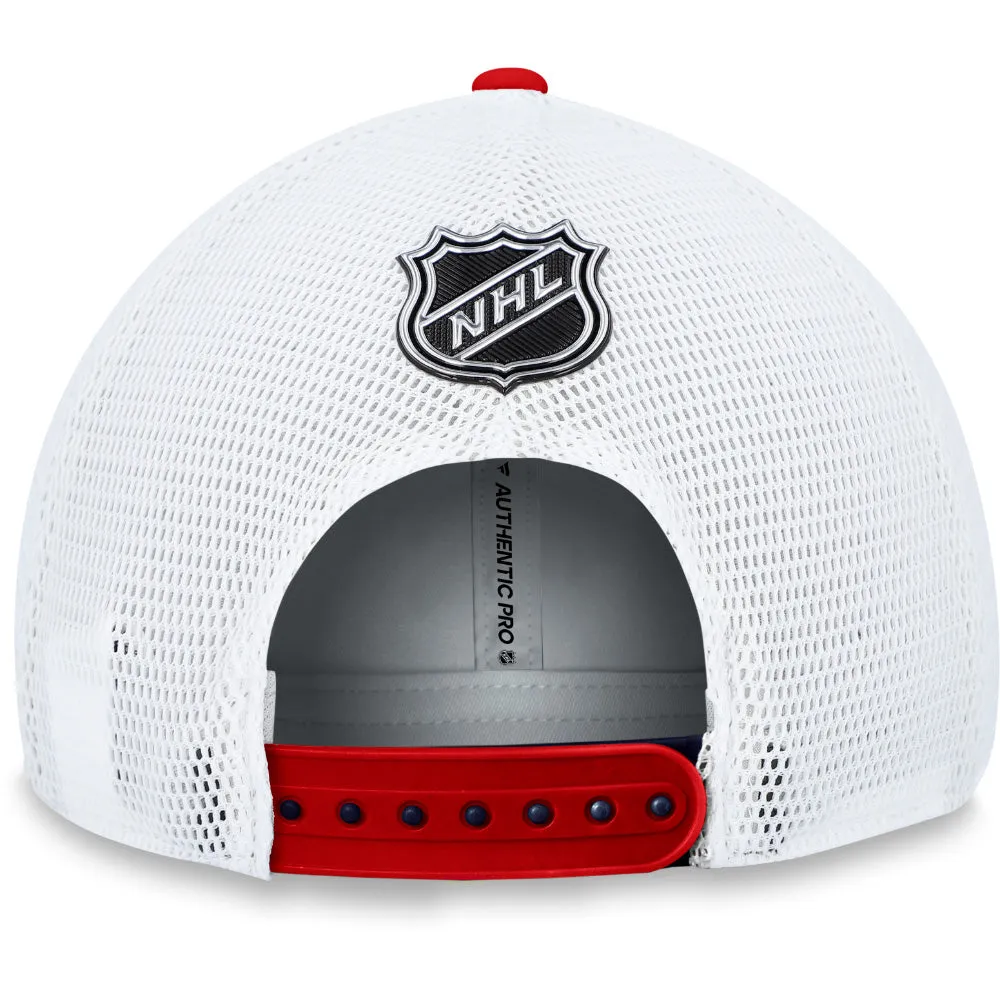 Fanatics Montreal Canadiens Authentic Pro Rink Structured Trucker Hat sold by Pro Hockey Life product image thumbnail 4