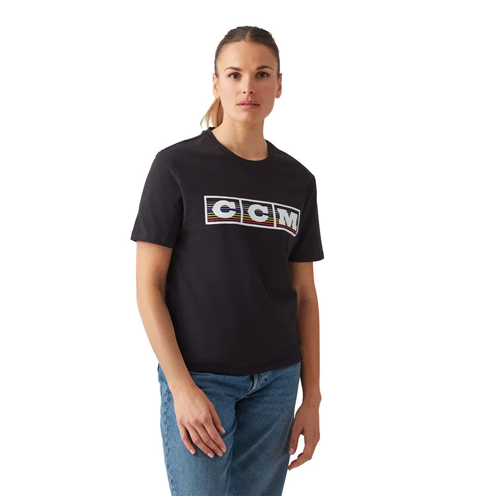 CCM Pride Adult Black T Shirt sold by Pro Hockey Life product image thumbnail 5