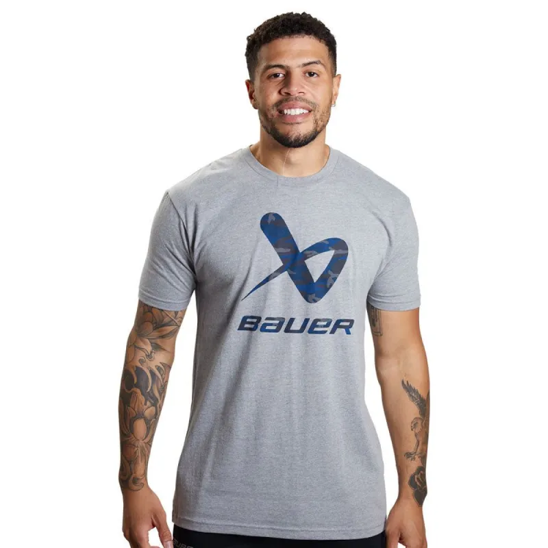 BAUER CAMO LOCKUP GREY T SHIRT sold by Pro Hockey Life