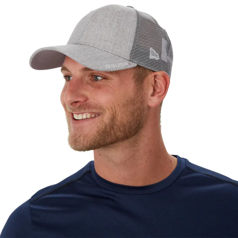 BAUER NE TEAM 9FORTY GREY ADJUSTABLE HAT sold by Pro Hockey Life