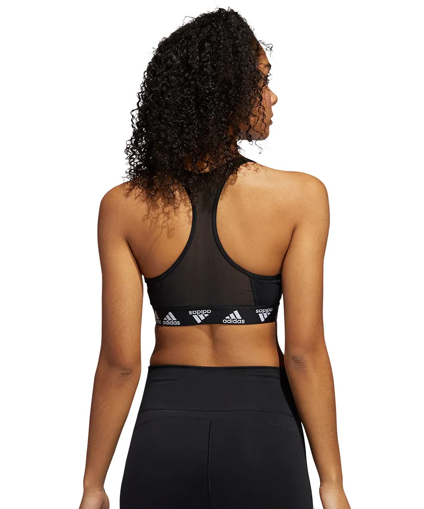 Adidas Women'S Dont Rest Alphaskin Badge Of Sports Bra - Black/White sold by Pro Hockey Life product image thumbnail 2