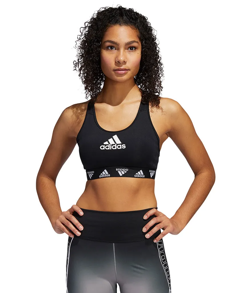 Adidas Women'S Dont Rest Alphaskin Badge Of Sports Bra - Black/White sold by Pro Hockey Life
