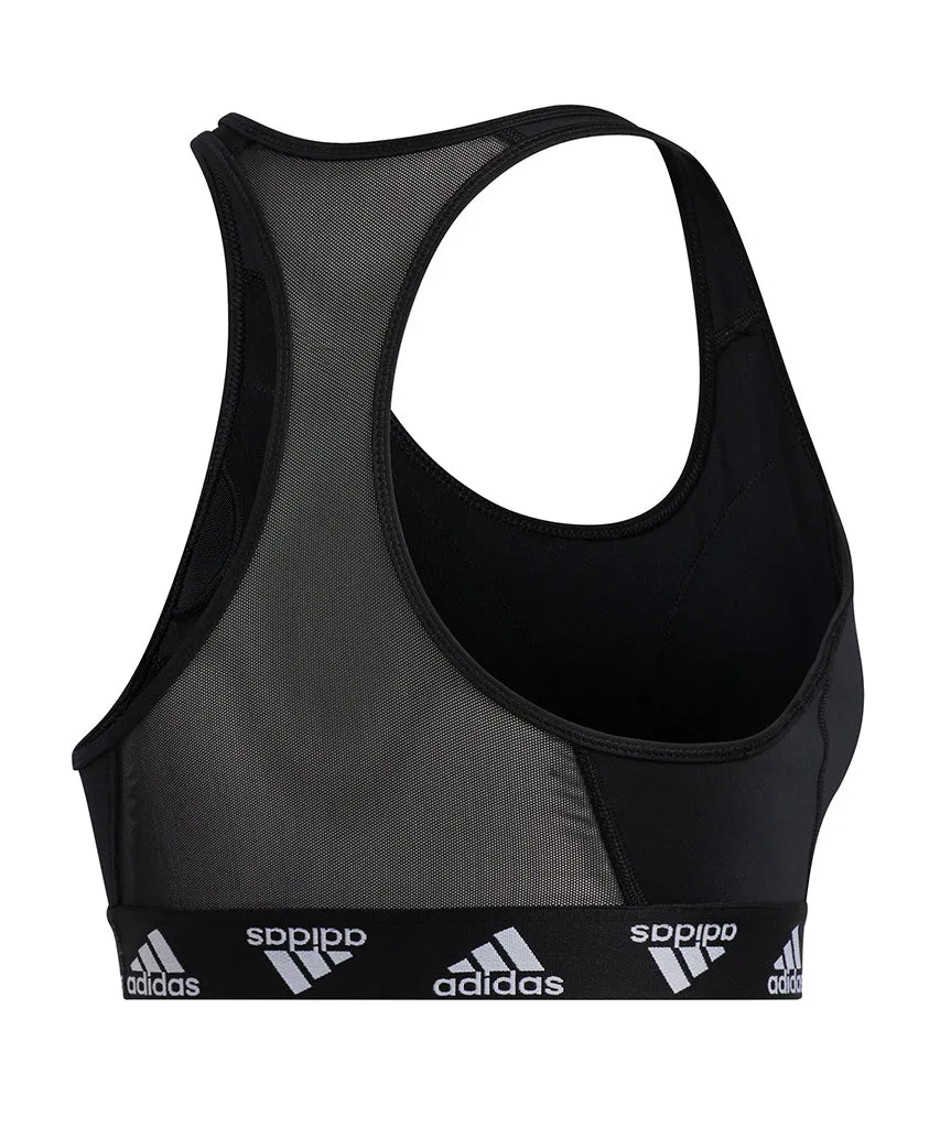 Adidas Women'S Dont Rest Alphaskin Badge Of Sports Bra - Black/White sold by Pro Hockey Life product image thumbnail 4