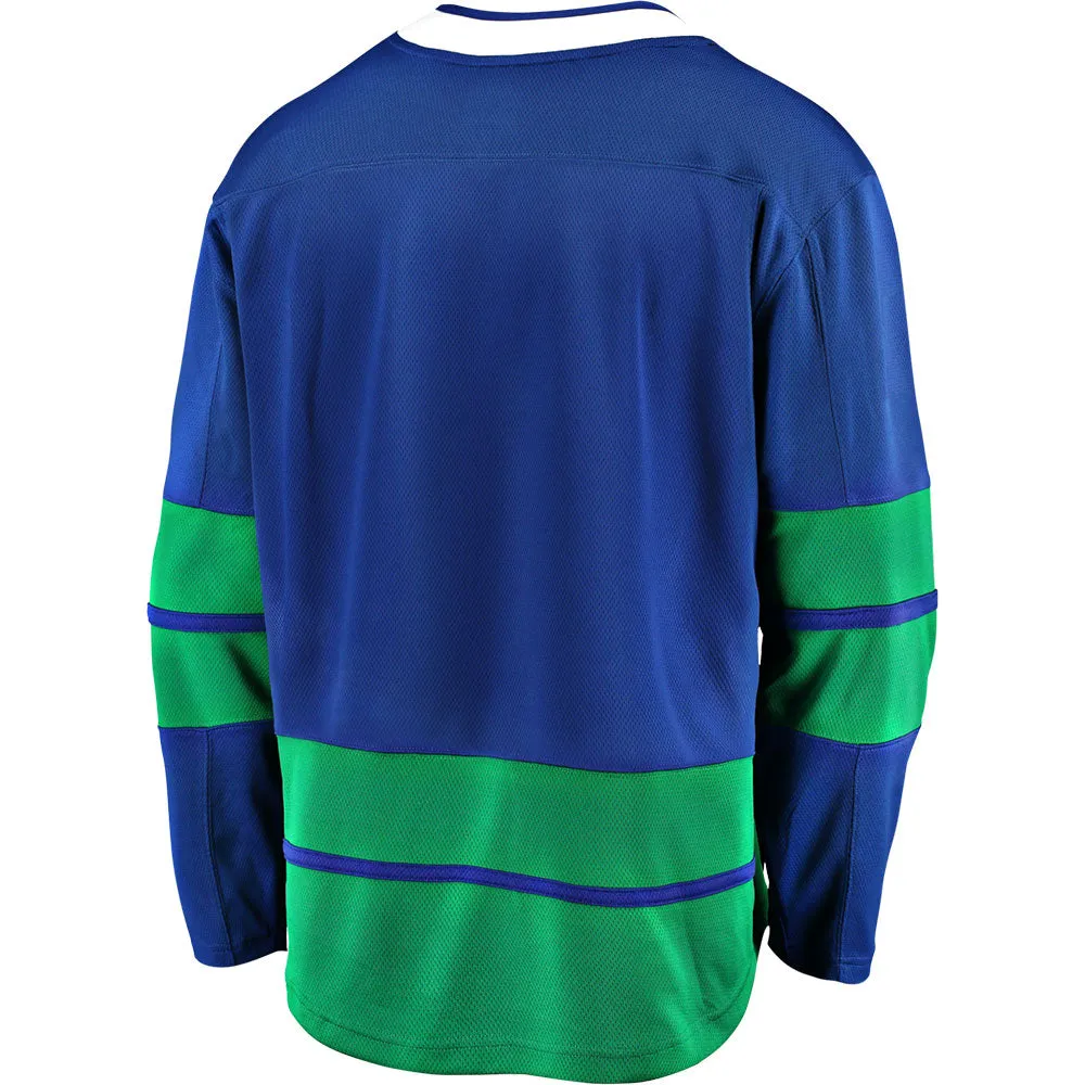 Fanatics Vancouver Canucks Adult Blue Third Breakaway Jersey sold by Pro Hockey Life product image thumbnail 2