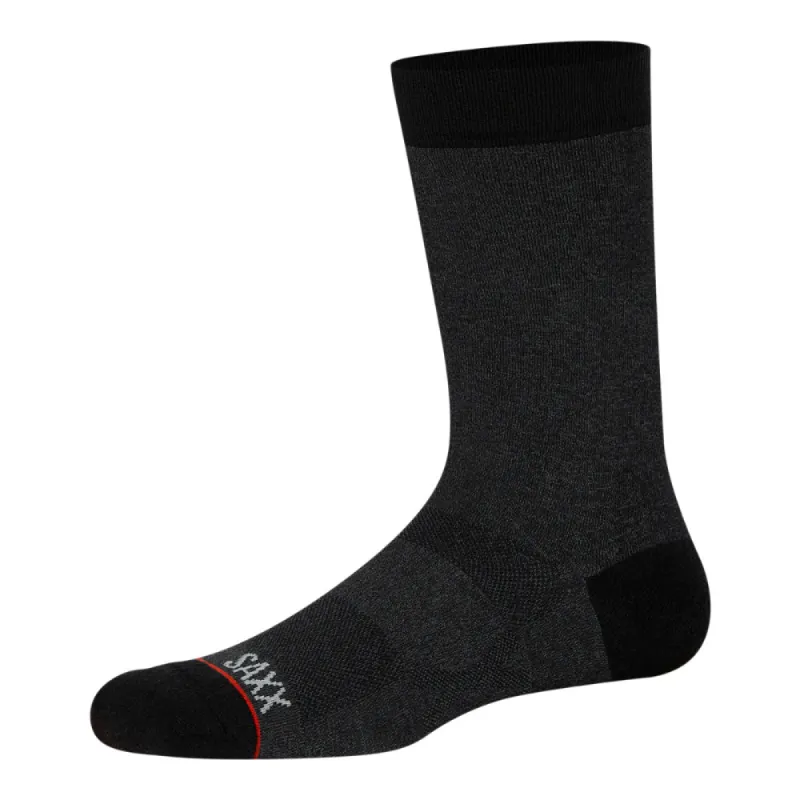 SAXX WHOLE PACKAGE BLACK CREW SOCKS sold by Pro Hockey Life