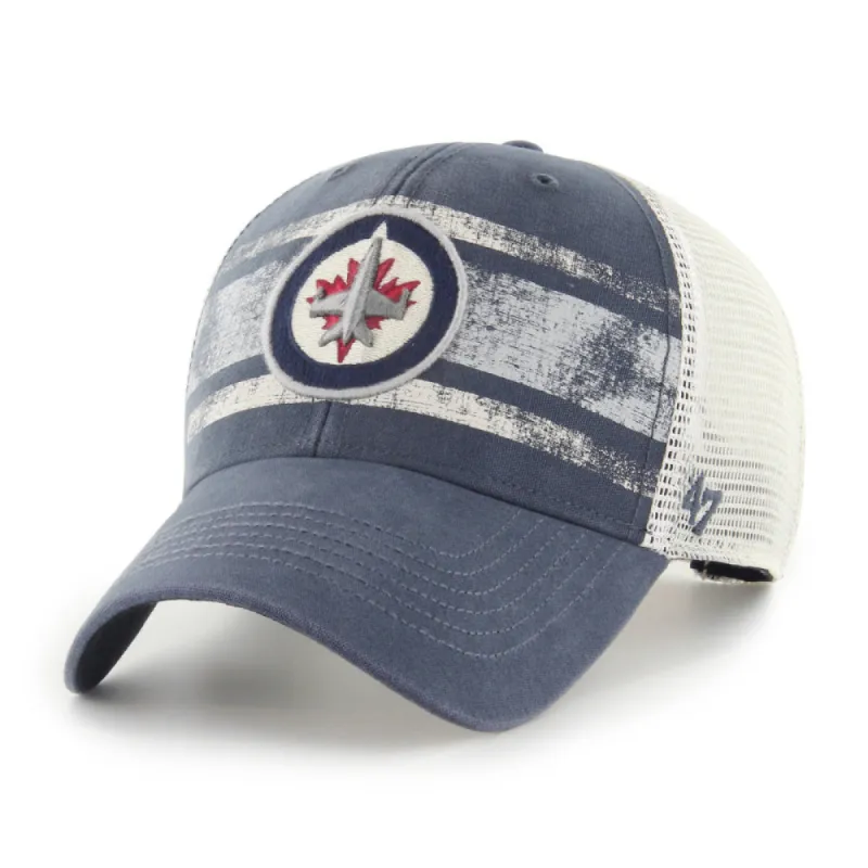 WINNIPEG JETS INTERLUDE NAVY/WHITE HAT sold by Pro Hockey Life
